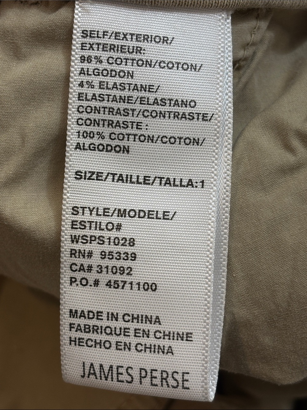 James Perse Stretch Poplin Cargo Pants Size Small - Picture 13 of 14